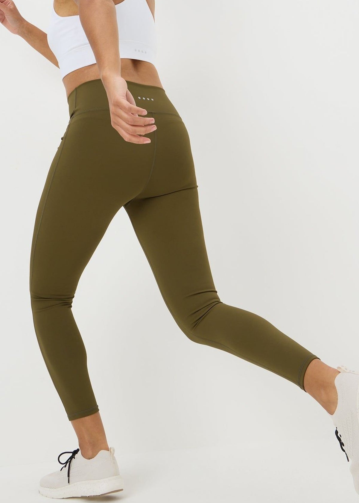 Women's High Waist Wrap Waist Sports Leggings