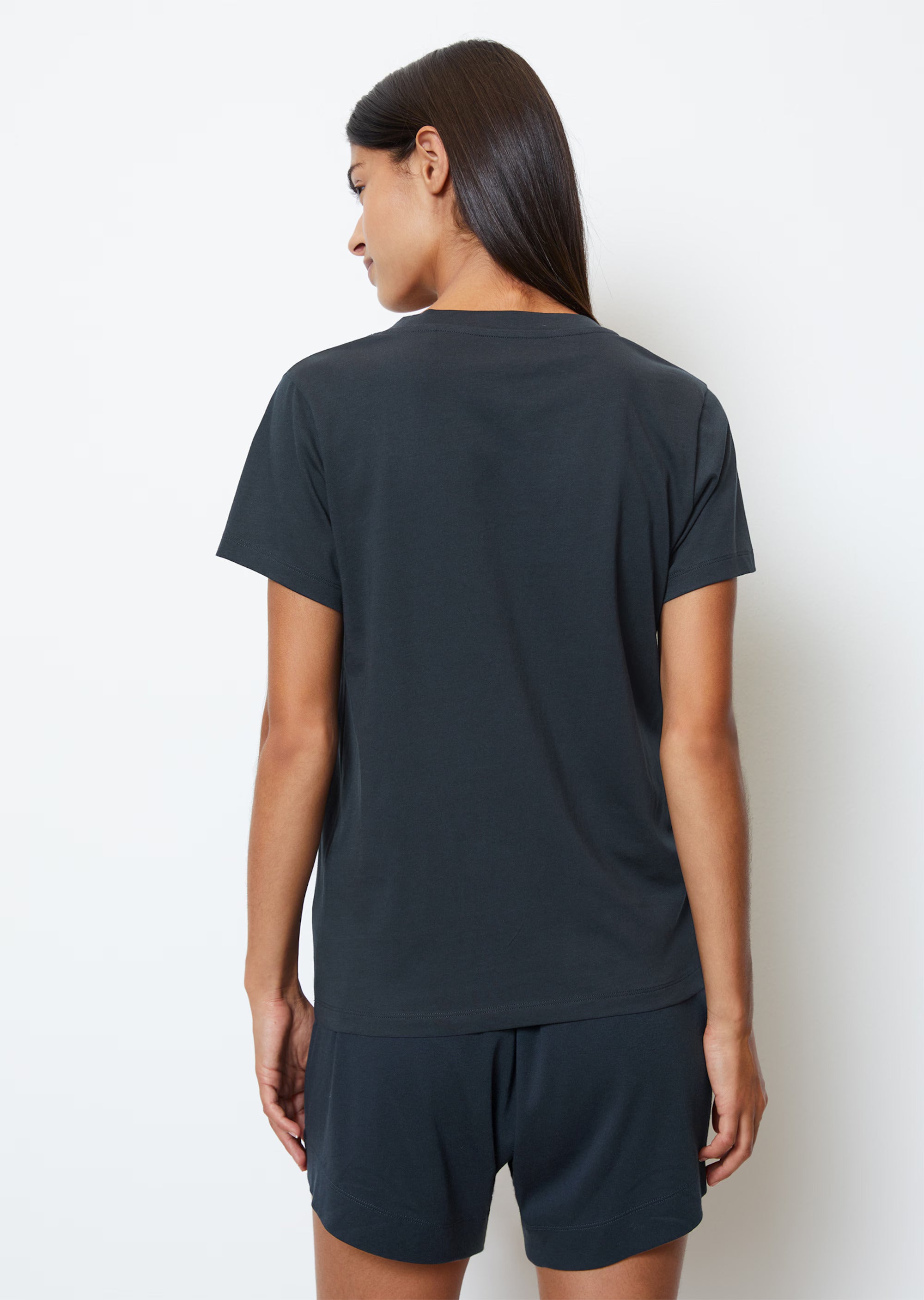 Womens Round Neck Short Sleeve Organic Cotton T-Shirt