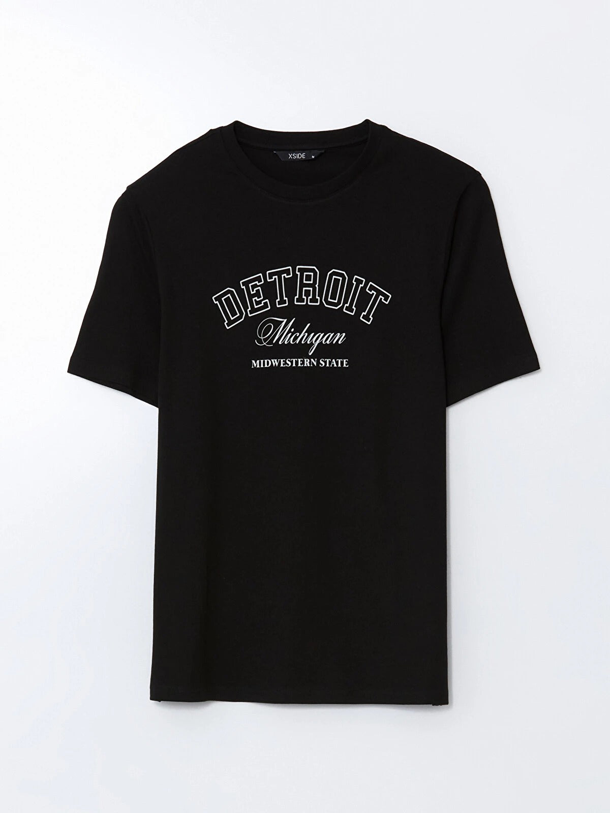 Mens Printed Crew Neck Cotton Jersey Casual T-Shirt
