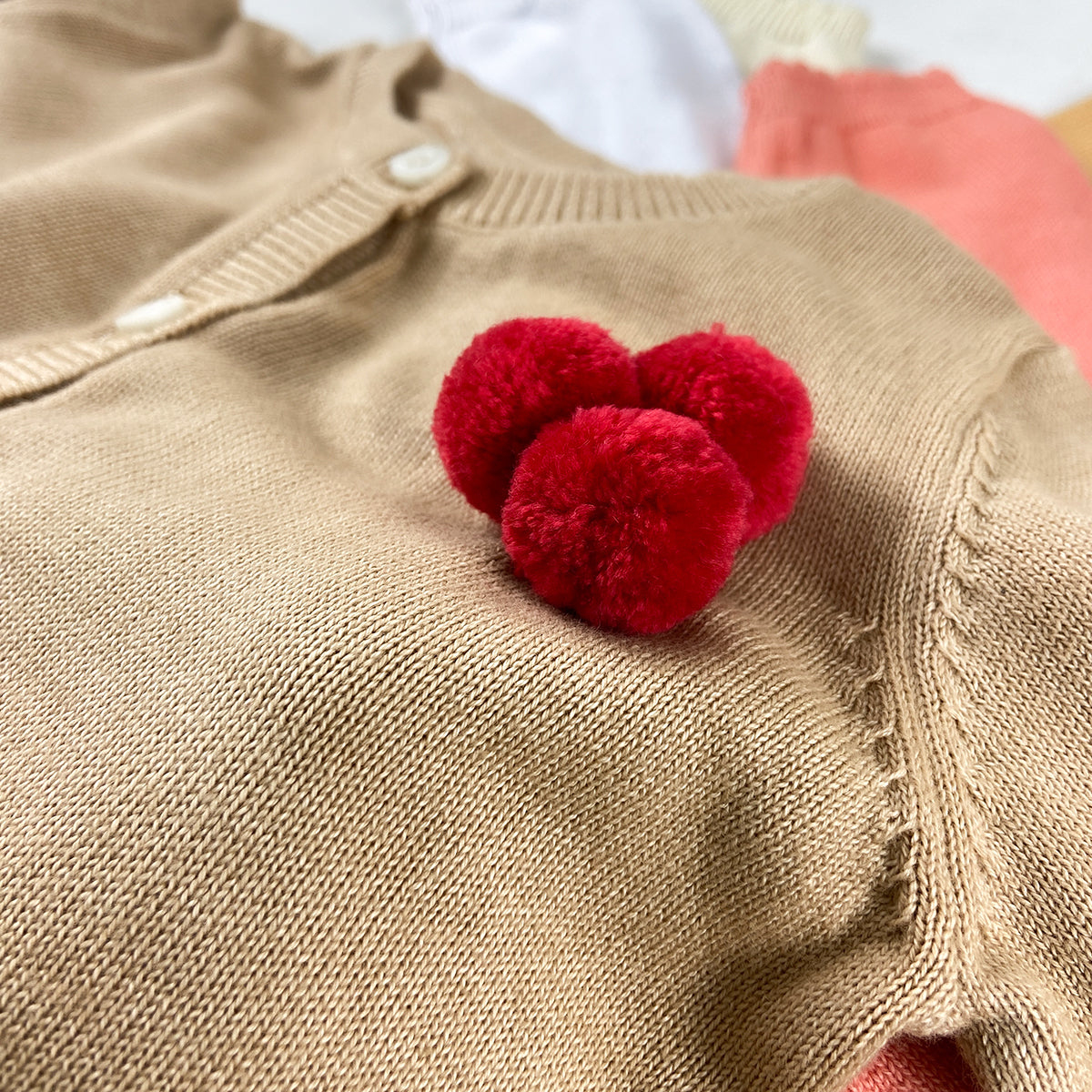 Baby Girls Cotton Knitted Cardigan Sweater