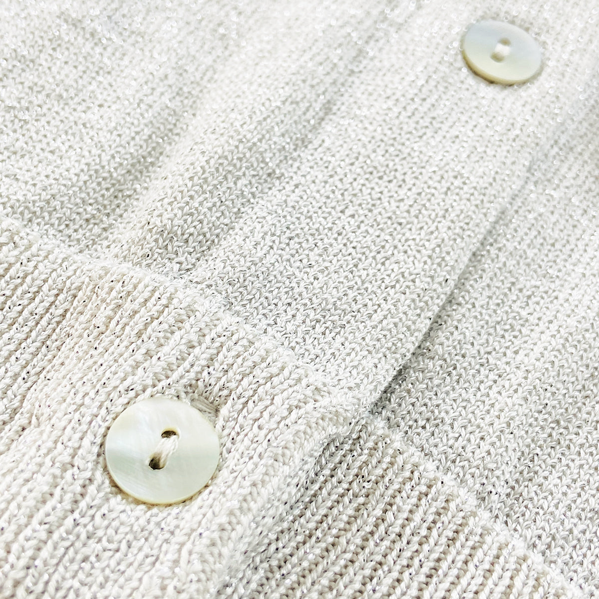 Womens Soft Thread Knit Sparkle Cardigan