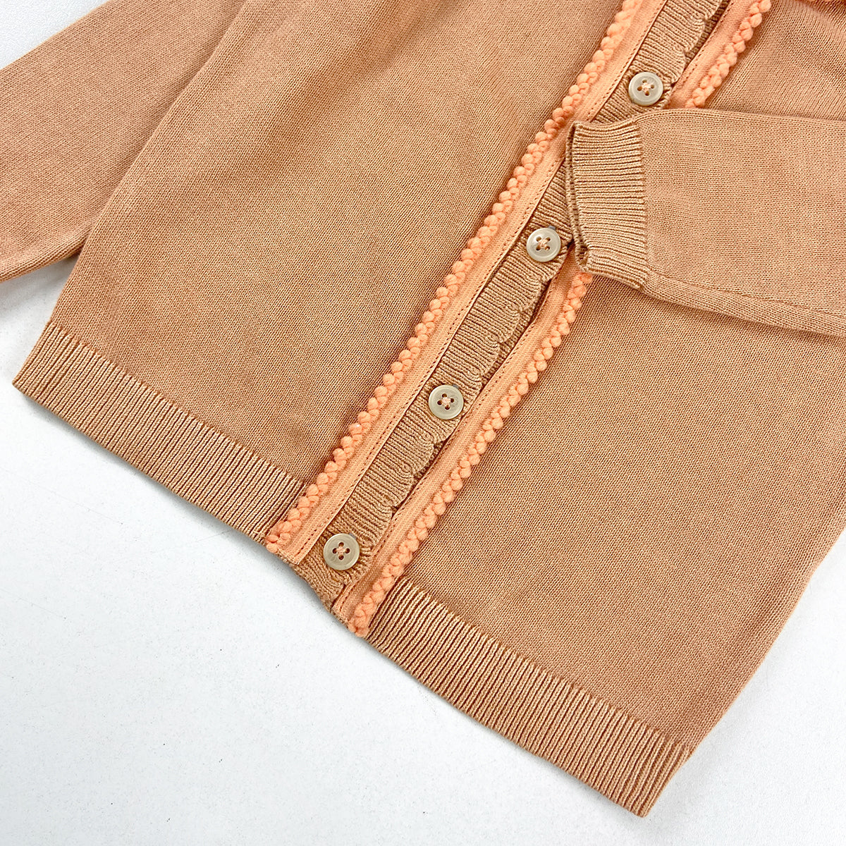 Girls Cotton Knitted Cardigan Sweater