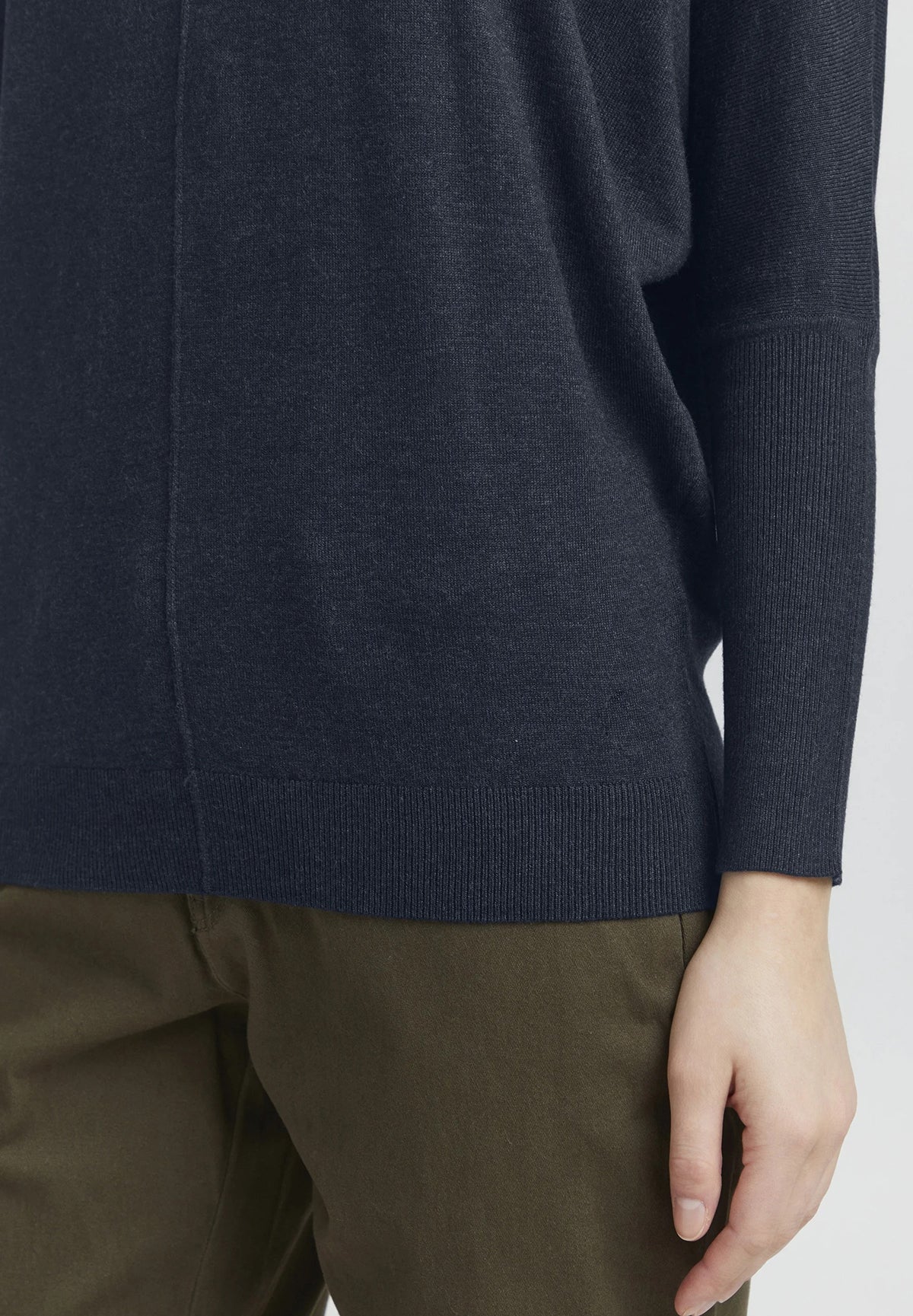 Womens Premium Soft Viscose Knit Crew Neck Sweater