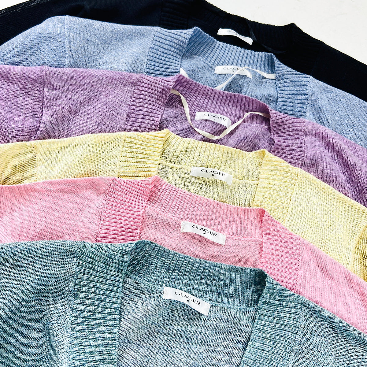 Womens Soft Knit Open-Front Lightweight Long Sleeve Cardigan