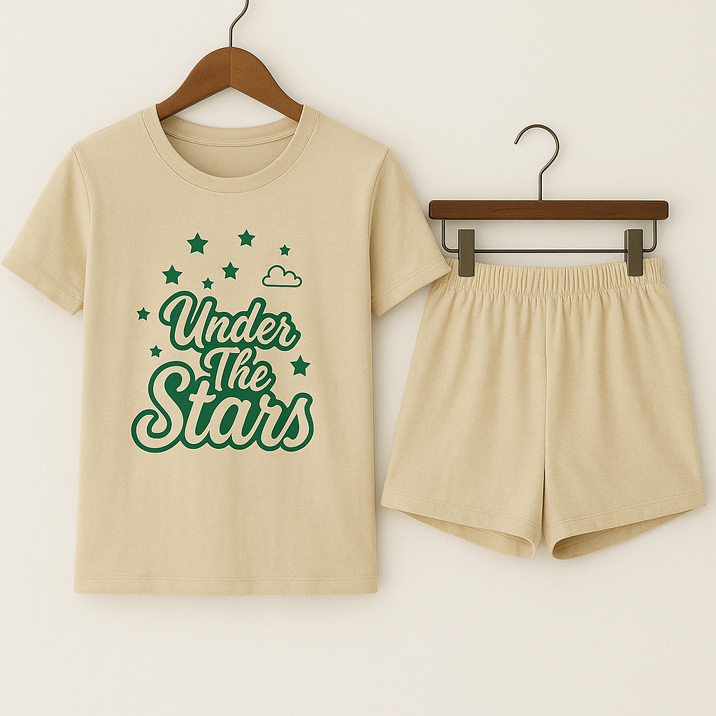 Women 2 Pcs Short Pajama Set