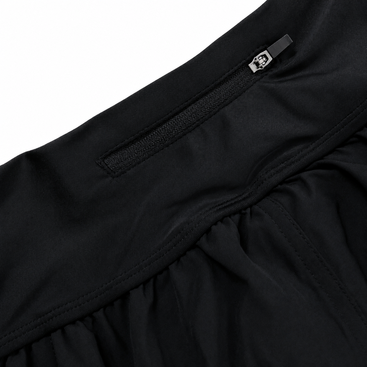 Womens High-Waisted Swim Shorts with Inner Brief