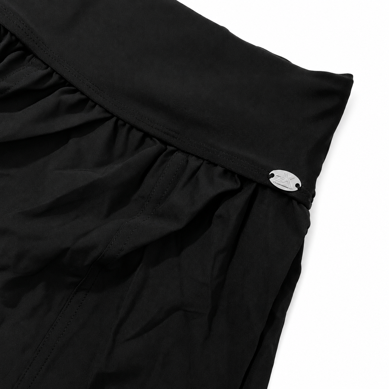 Womens High-Waisted Swim Shorts with Inner Brief
