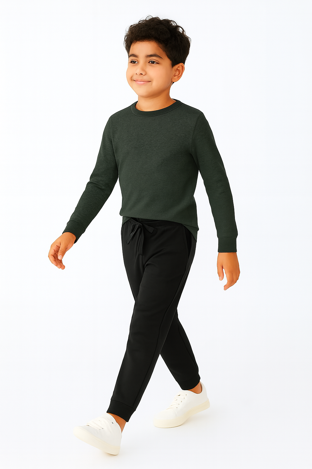 Boys Cotton Blend Jogger Sweatpants