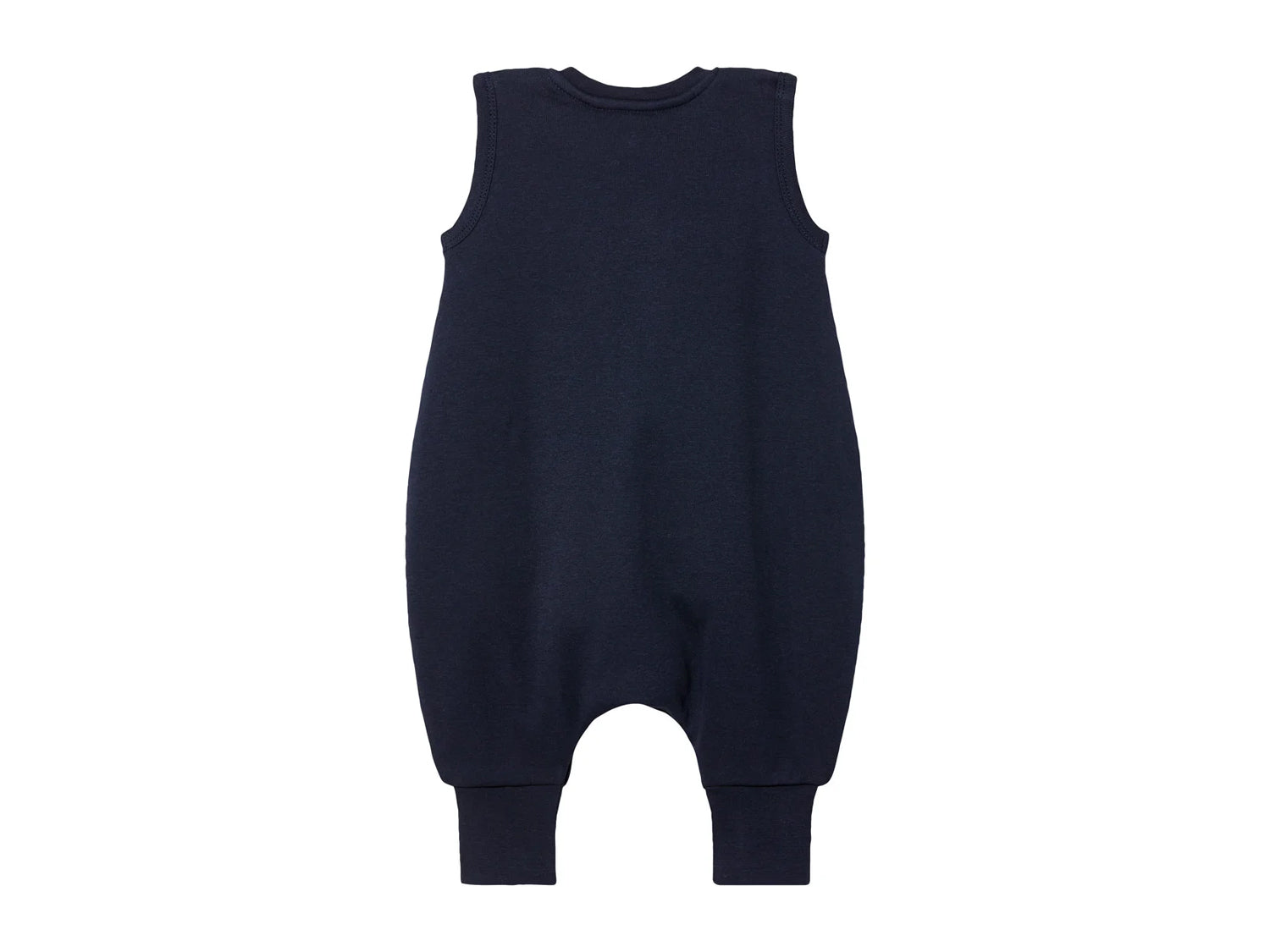 Toddler Baby Sleeveless Cotton Sleepsuit with Warm Padding