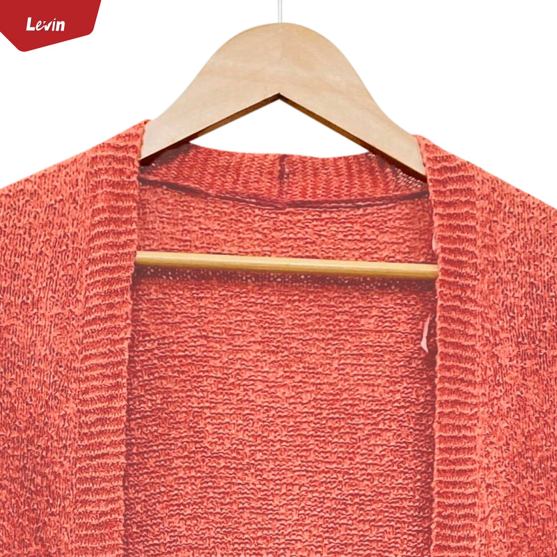 Women's Open Front 3/4 Sleeve Cardigan Sweater