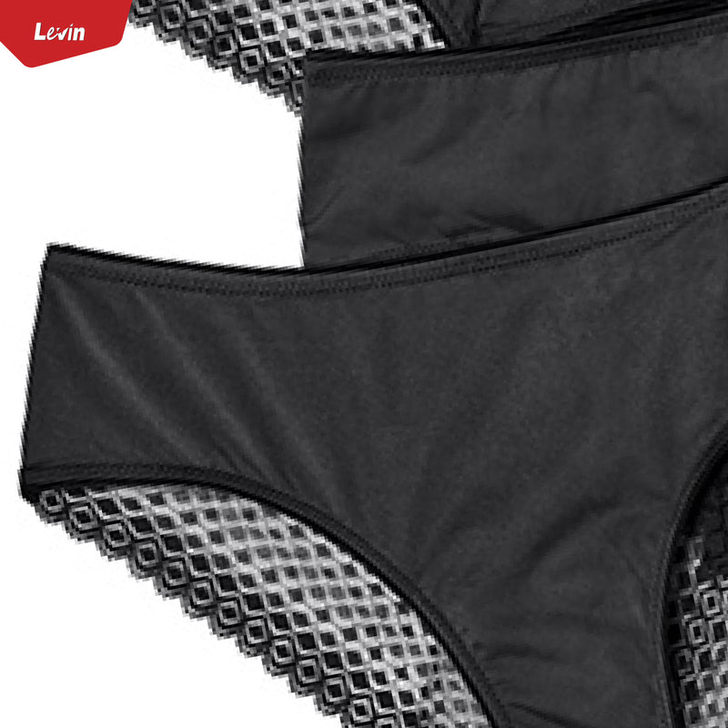 Womens High-Quality Premium Lace Brazilian Brief Panty