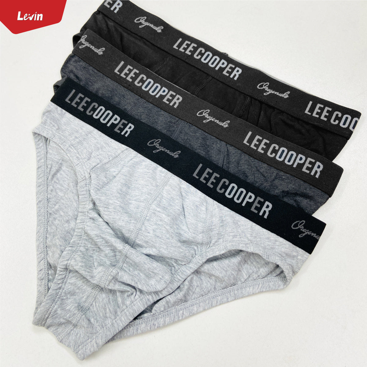 Mens Mid Waist Cotton Brief Underwear