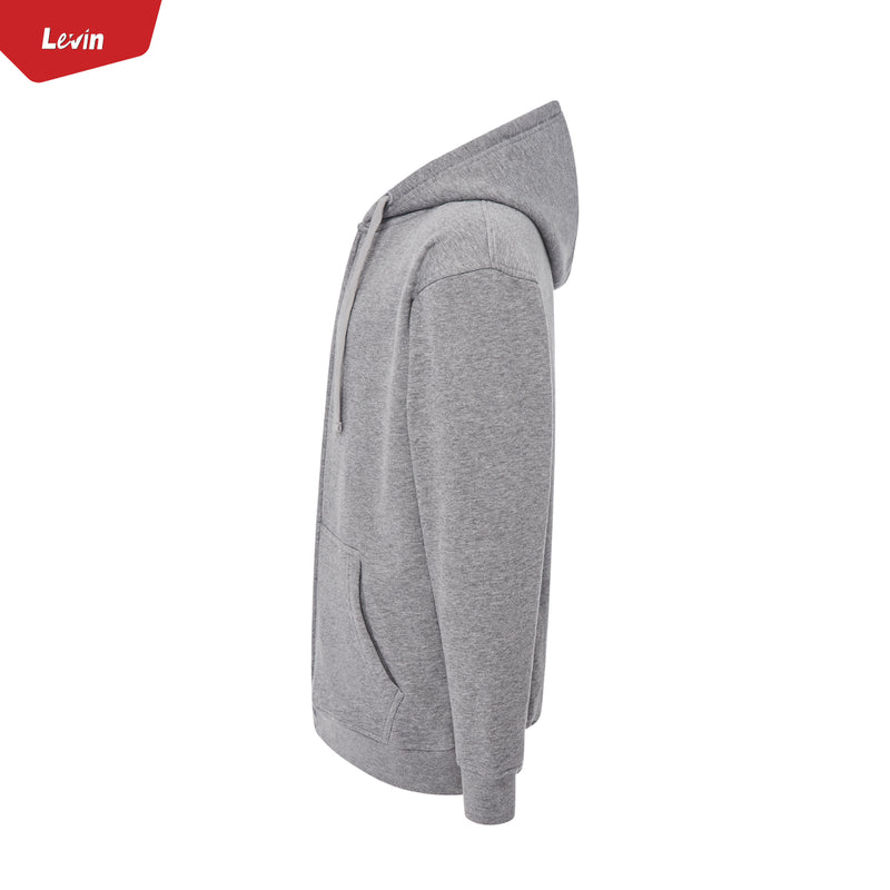 Men’s Long-sleeve Full-Zip Terry Hoodie Jacket Sweatshirt