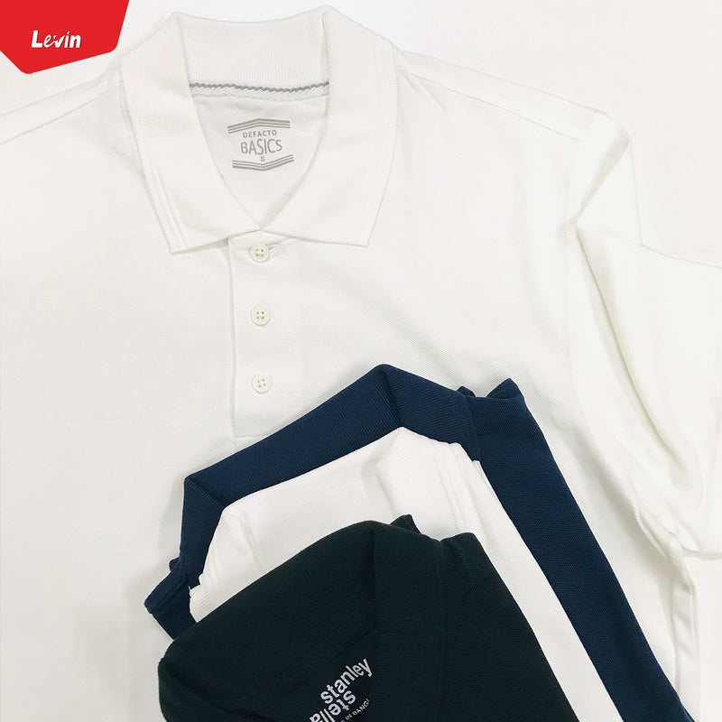Men's Half Sleeve Solid Organic Cotton Polo T-Shirt