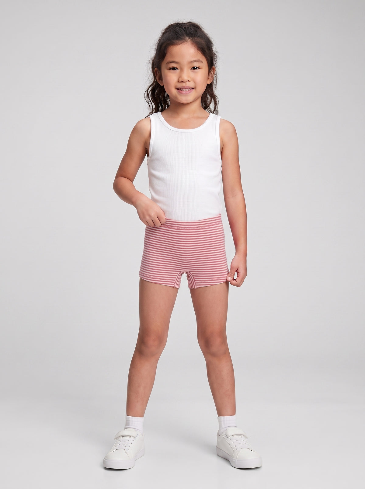 Pack of 5 Girls Stretch Boxer Cotton Underwear