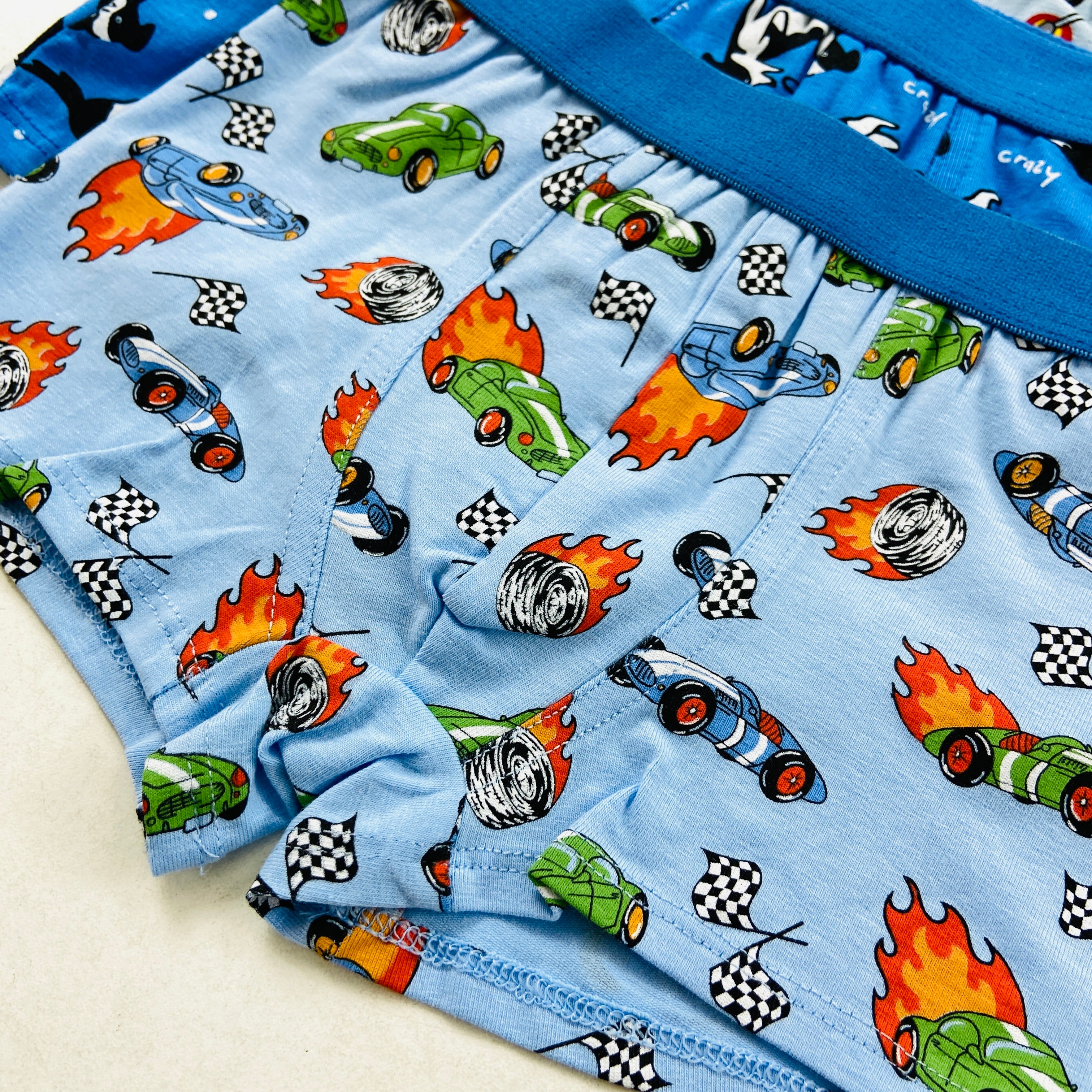 Pack of 5 Boys Printed Soft Stretch Cotton Boxer Underwear Set