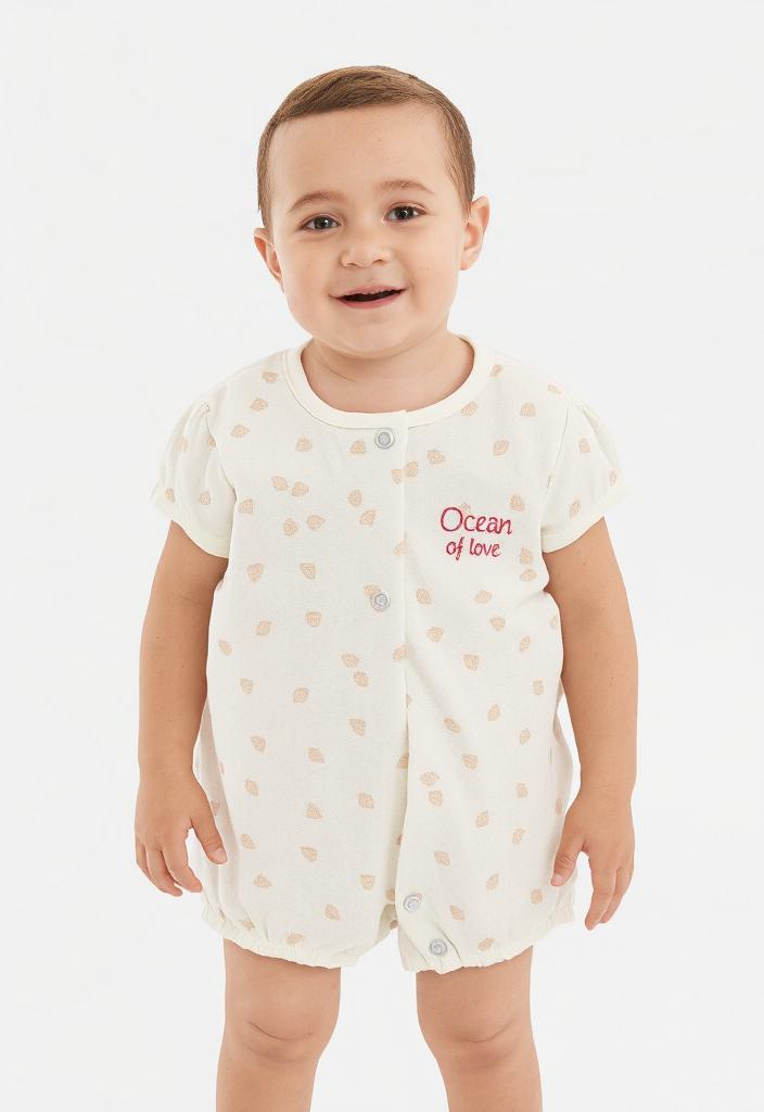 Infant and Toddler Baby Short Sleeve Cotton Bodysuit