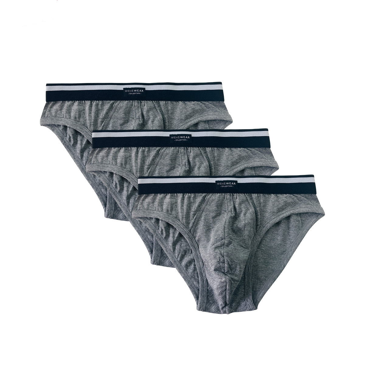 Pack of 3 Mens Outer Elastic Waistbelt Cotton Briefs