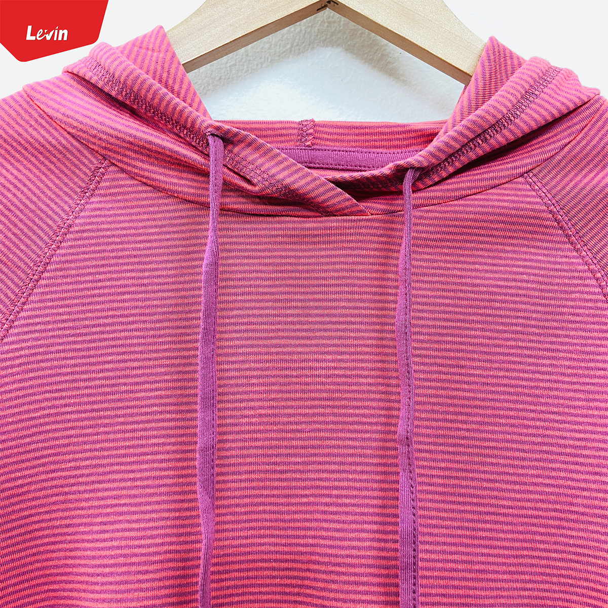 Women's Long-sleeve Pullover Striped Printed Sweatshirts Hoodie for Ladies