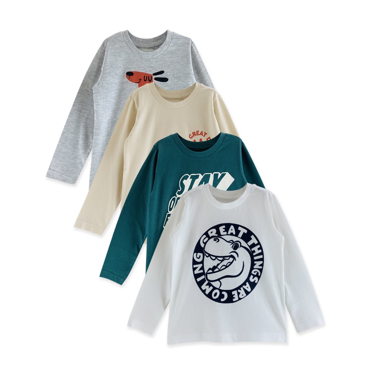 Kids Round Neck Cotton Full Sleeve T-shirt