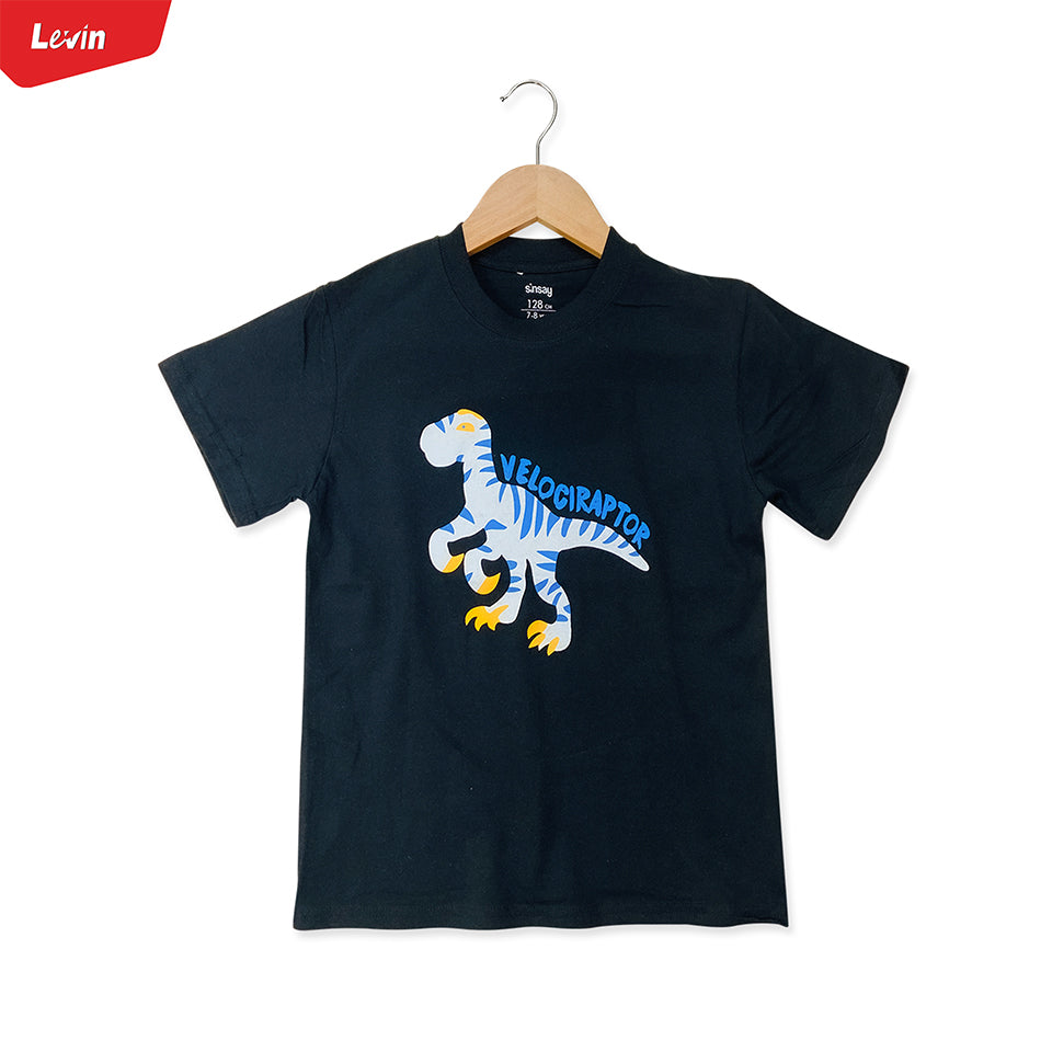 Boys Printed Short Sleeve Cotton T-shirt