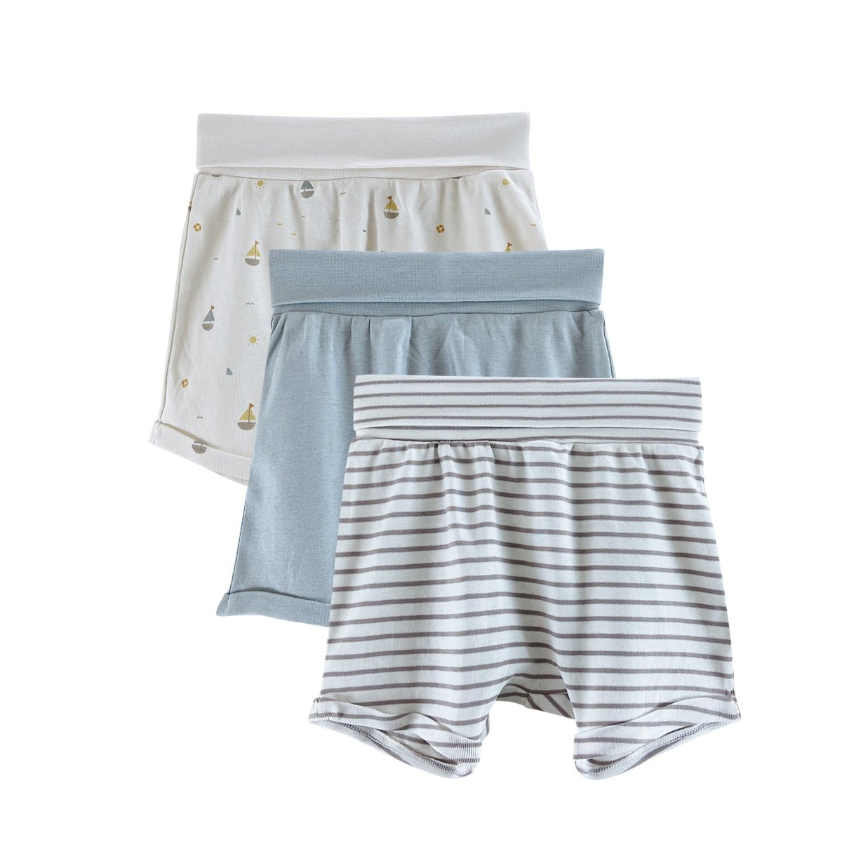 Toddler Baby High Waist Cotton Shorts