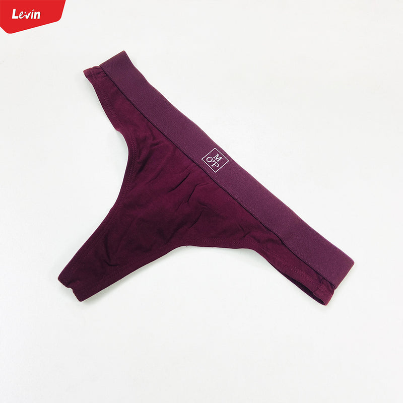 Womens Low Rise Breathable Cotton Thong panty