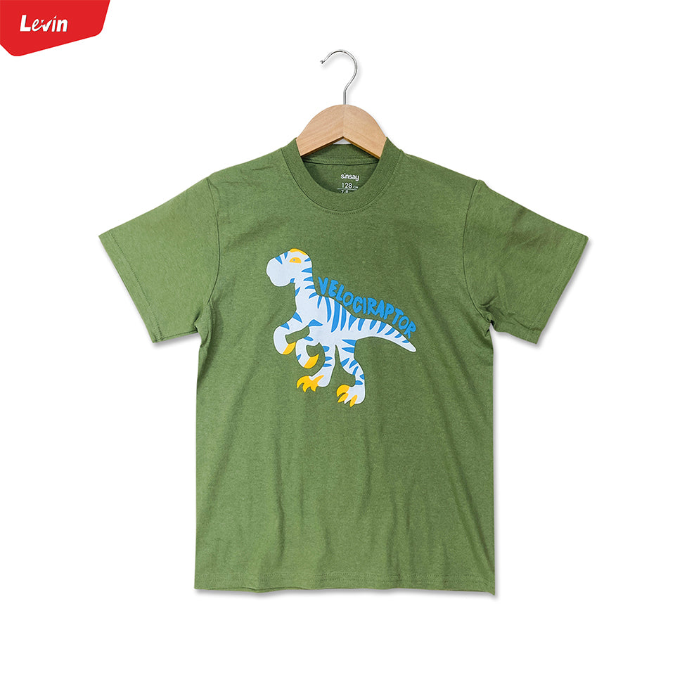 Boys Printed Short Sleeve Cotton T-shirt