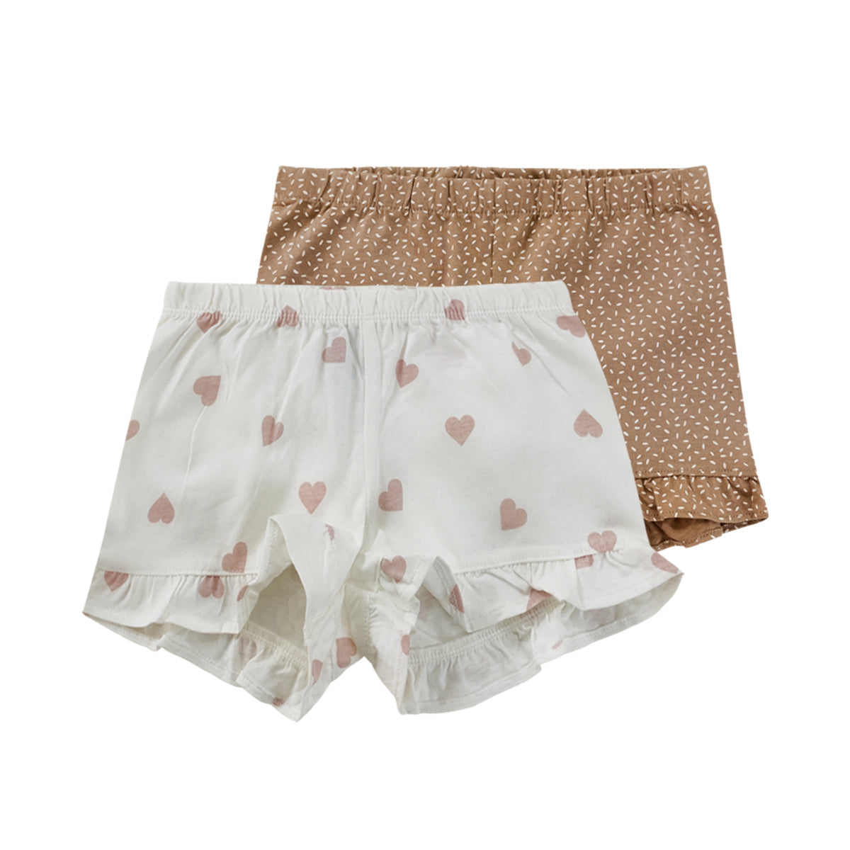 Girls Printed Cotton Jersey Shorts