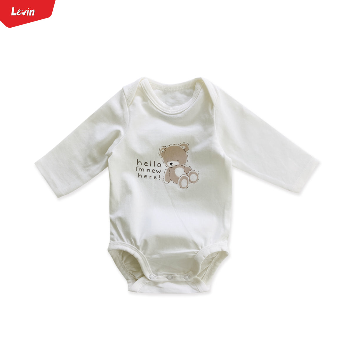 Newborn Baby Long Sleeve Cotton Bodysuit Romper