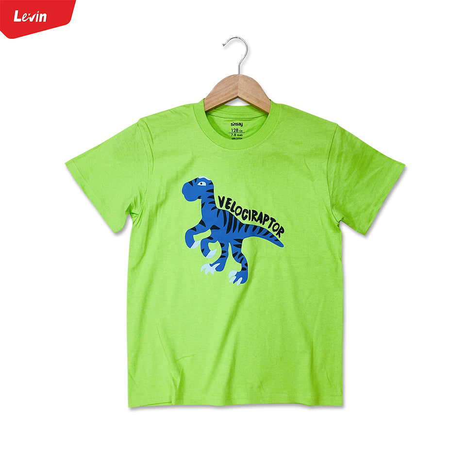 Boys Printed Short Sleeve Cotton T-shirt