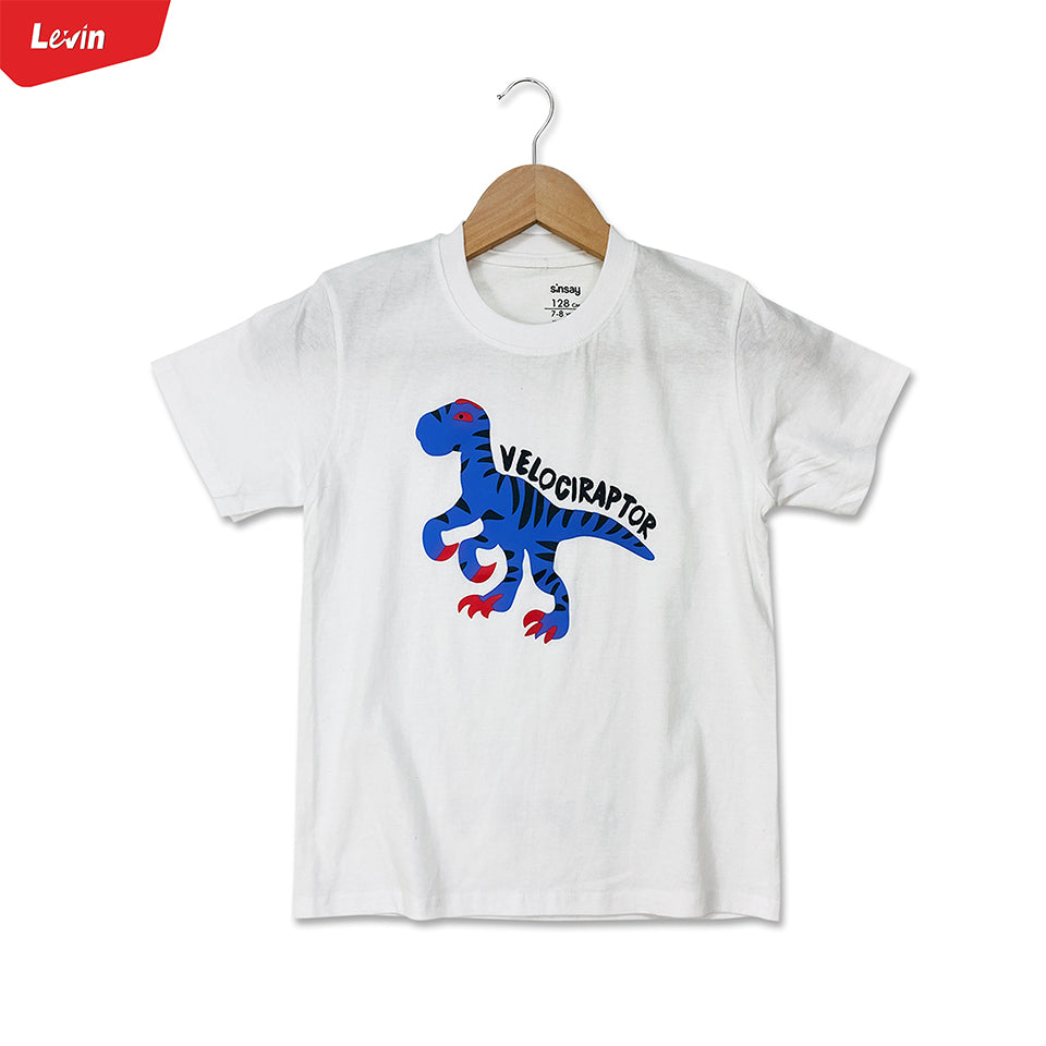 Boys Printed Short Sleeve Cotton T-shirt