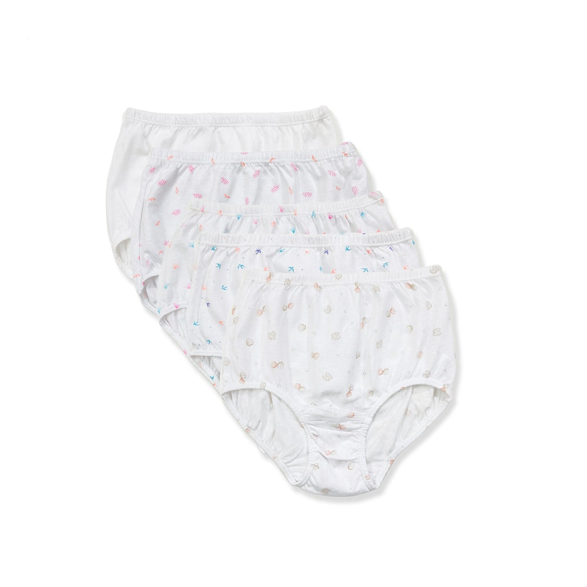 Pack of 3 Women's White Full Back Cover Cotton Panty