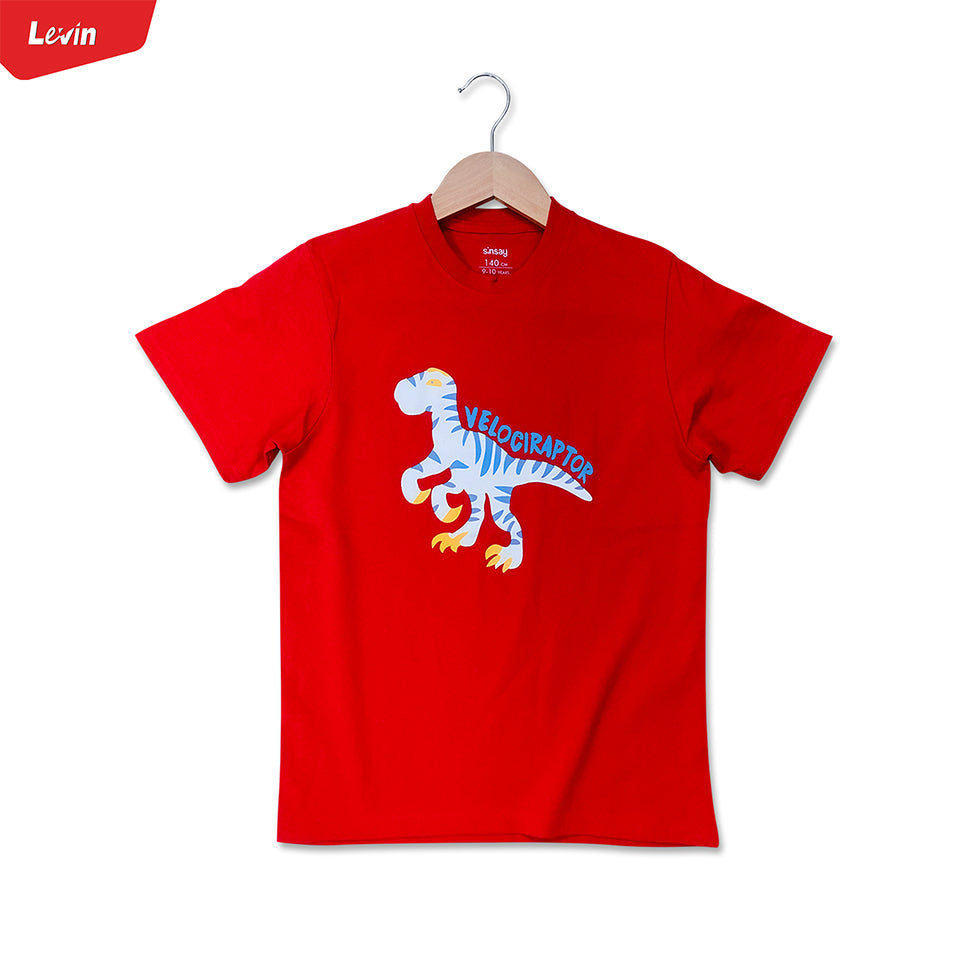 Boys Printed Short Sleeve Cotton T-shirt