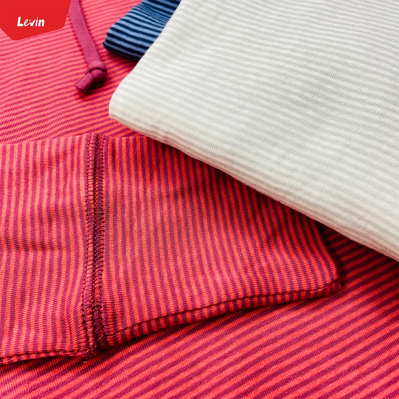 Women's Long-sleeve Pullover Striped Printed Sweatshirts Hoodie for Ladies