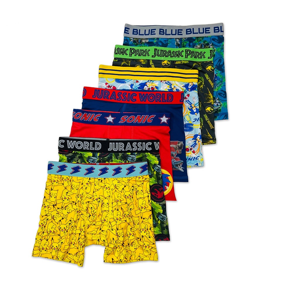 Pack of 3 Boys Printed Boxer Brief Underwear