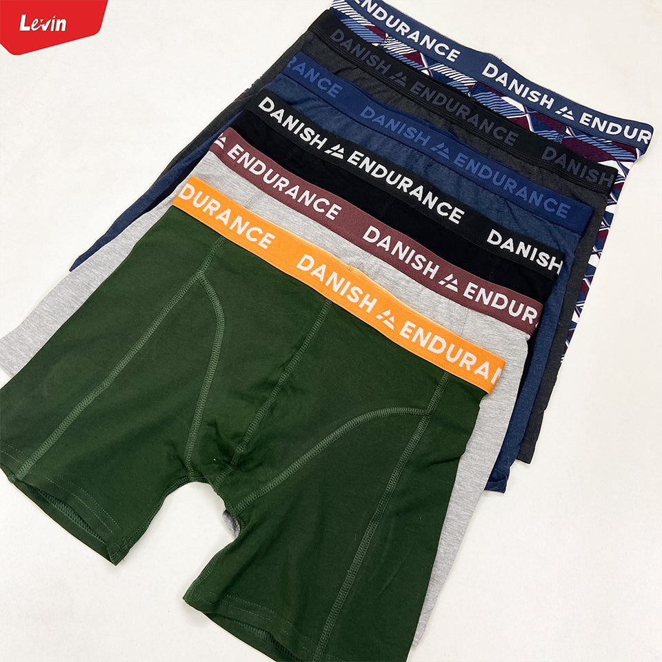 Mens Premium Mid Rise Cotton Stretch Boxers