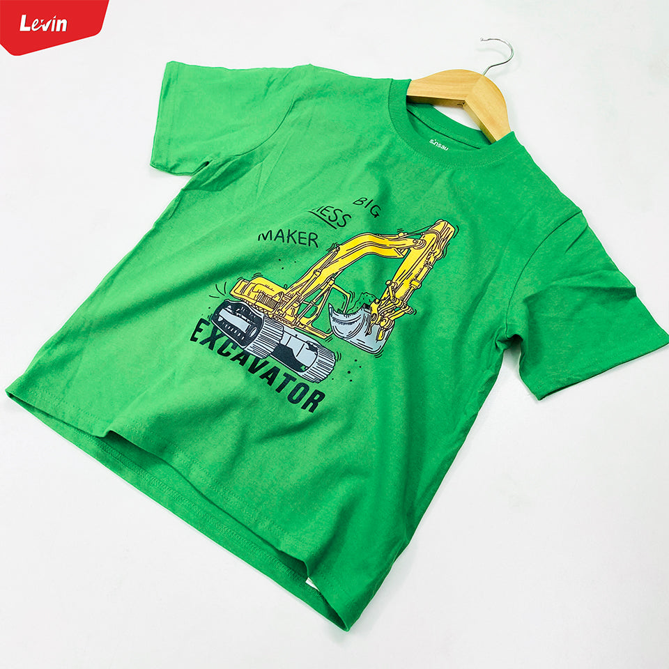 Boys Printed Short Sleeve Cotton T-shirt