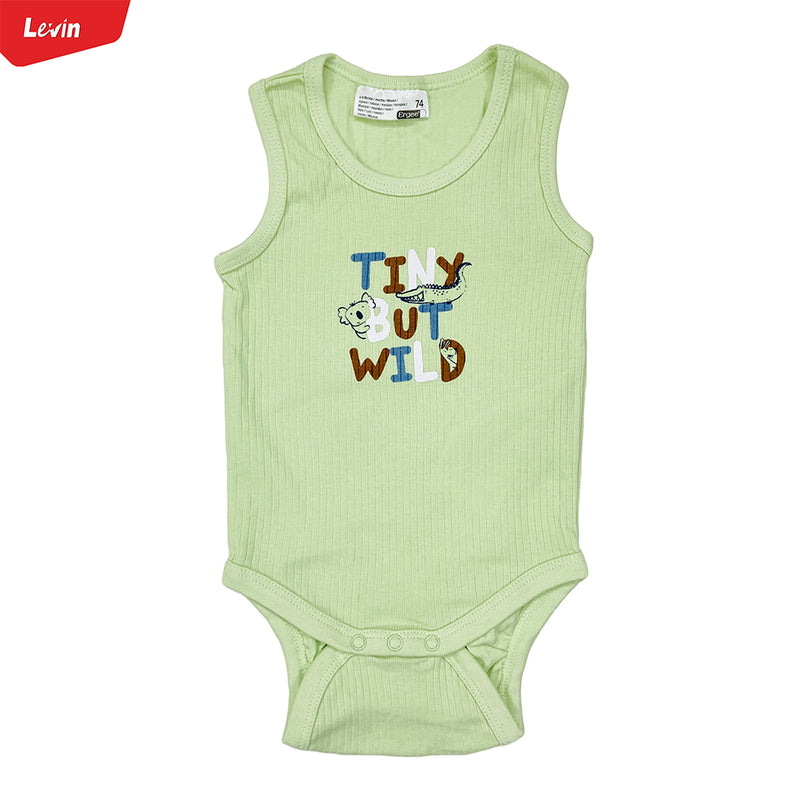 Toddler Baby Ribbed Sleeveless Cotton Romper
