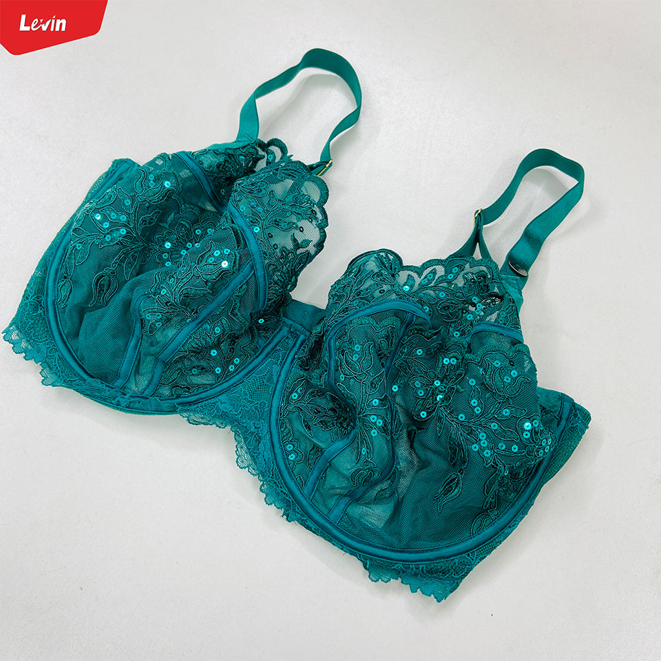 Women's  Non Padded Lace Balcony Bra