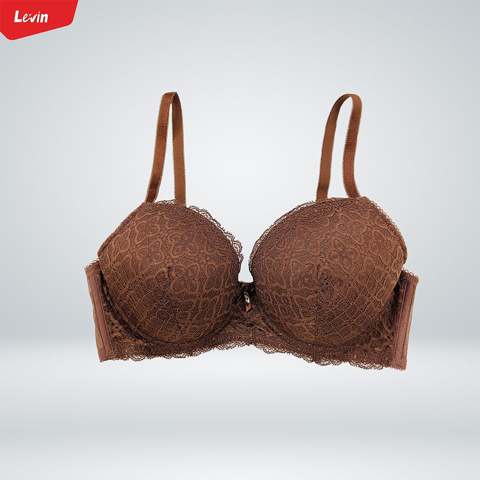 Women's Full Cover Padded Underwired Lace Bra