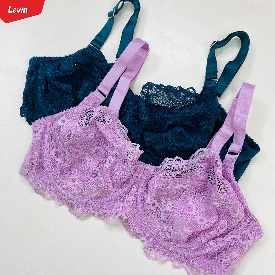 Women's Non-Padded Lace Full Cup Bra