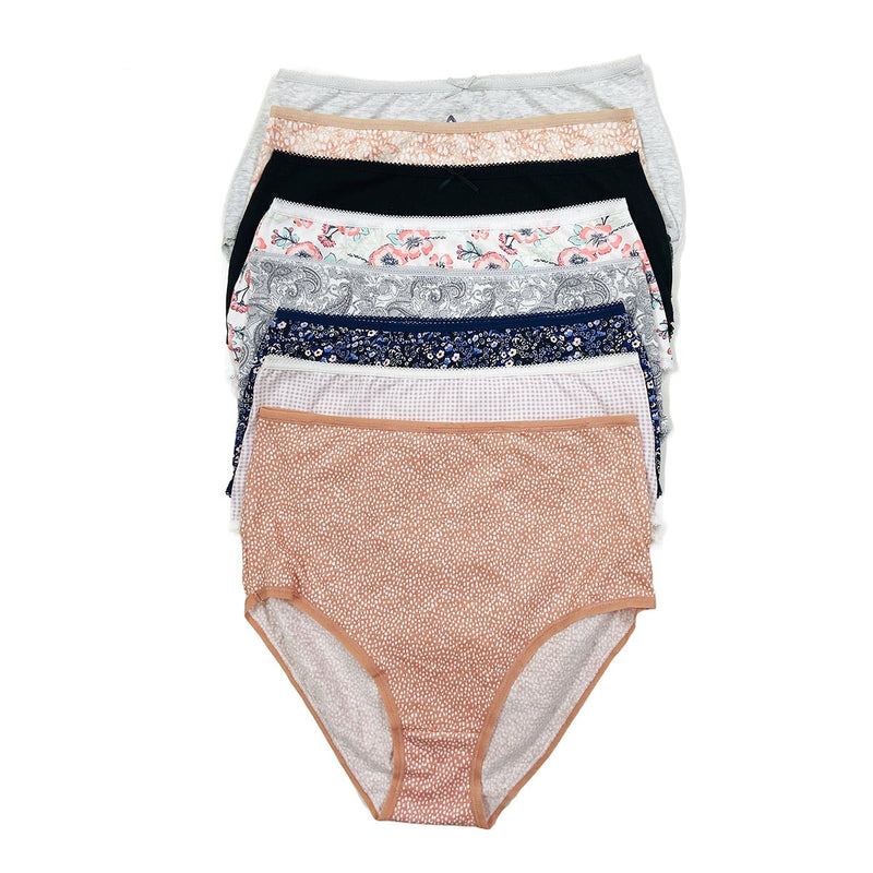 Pack of 3 Women's Assorted Cotton Full Back Cover Panties