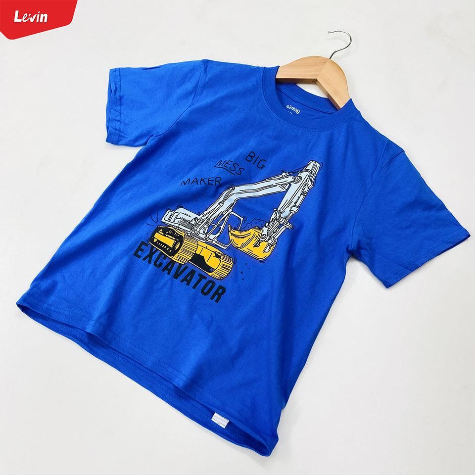 Boys Printed Short Sleeve Cotton T-shirt