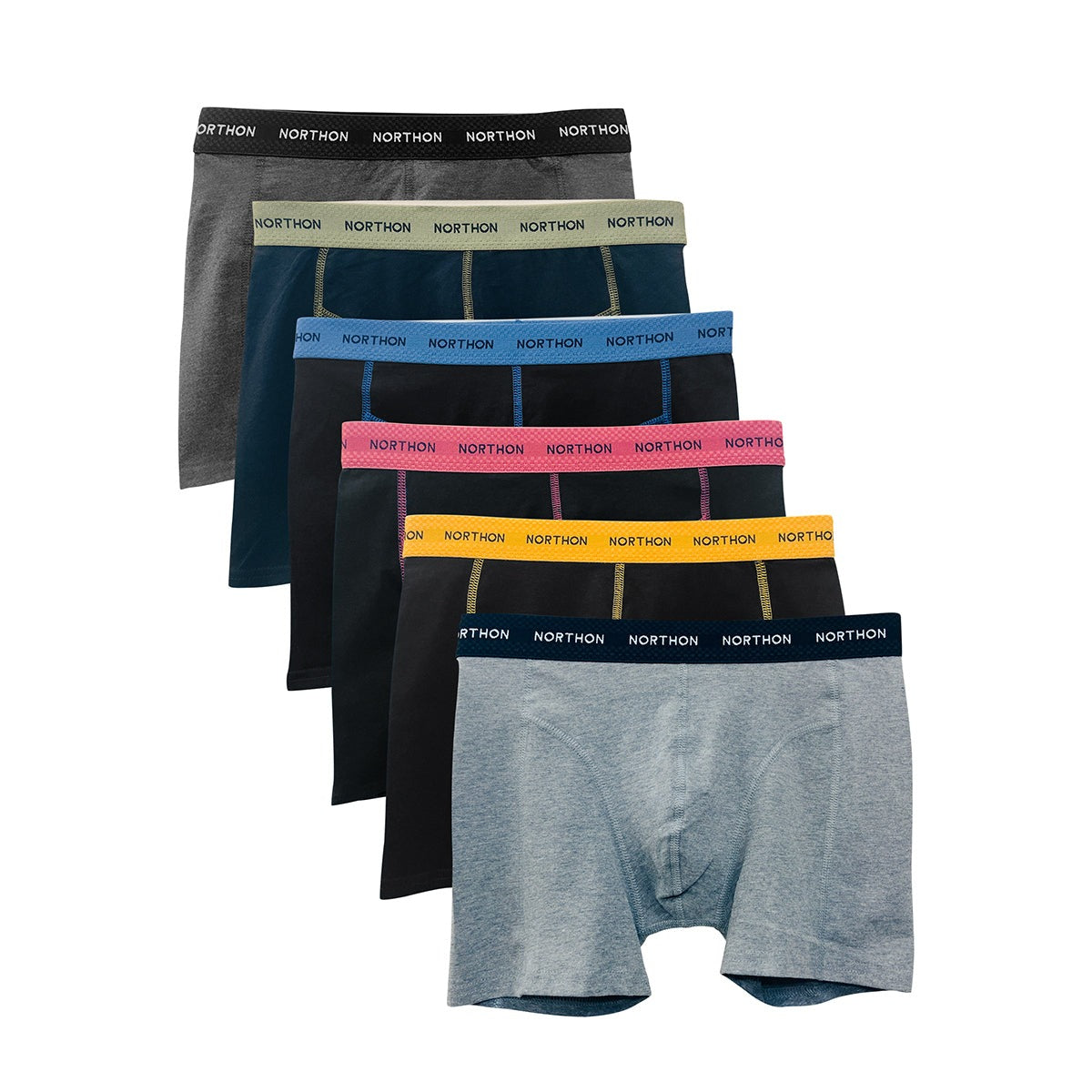 Mens Premium Mid Rise Cotton Stretch Boxers