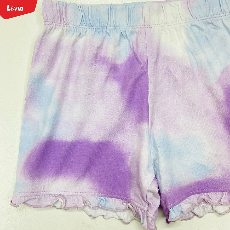 Girls Elasticated Printed Summer Cotton Short Pant