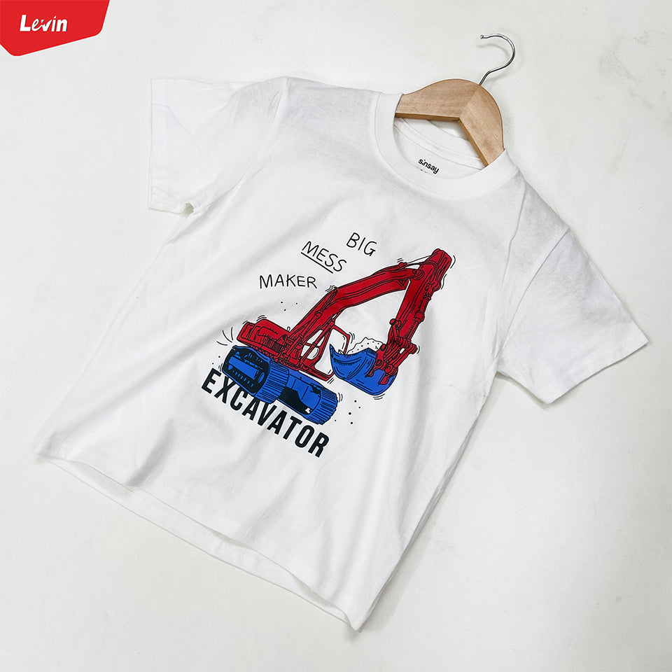 Boys Printed Short Sleeve Cotton T-shirt