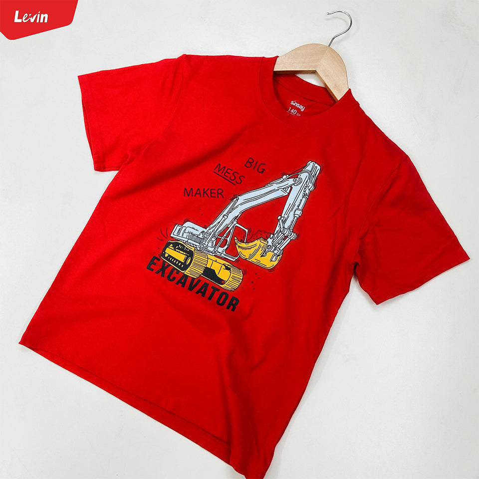 Boys Printed Short Sleeve Cotton T-shirt