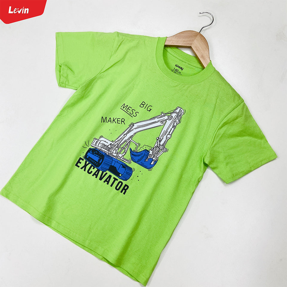 Boys Printed Short Sleeve Cotton T-shirt