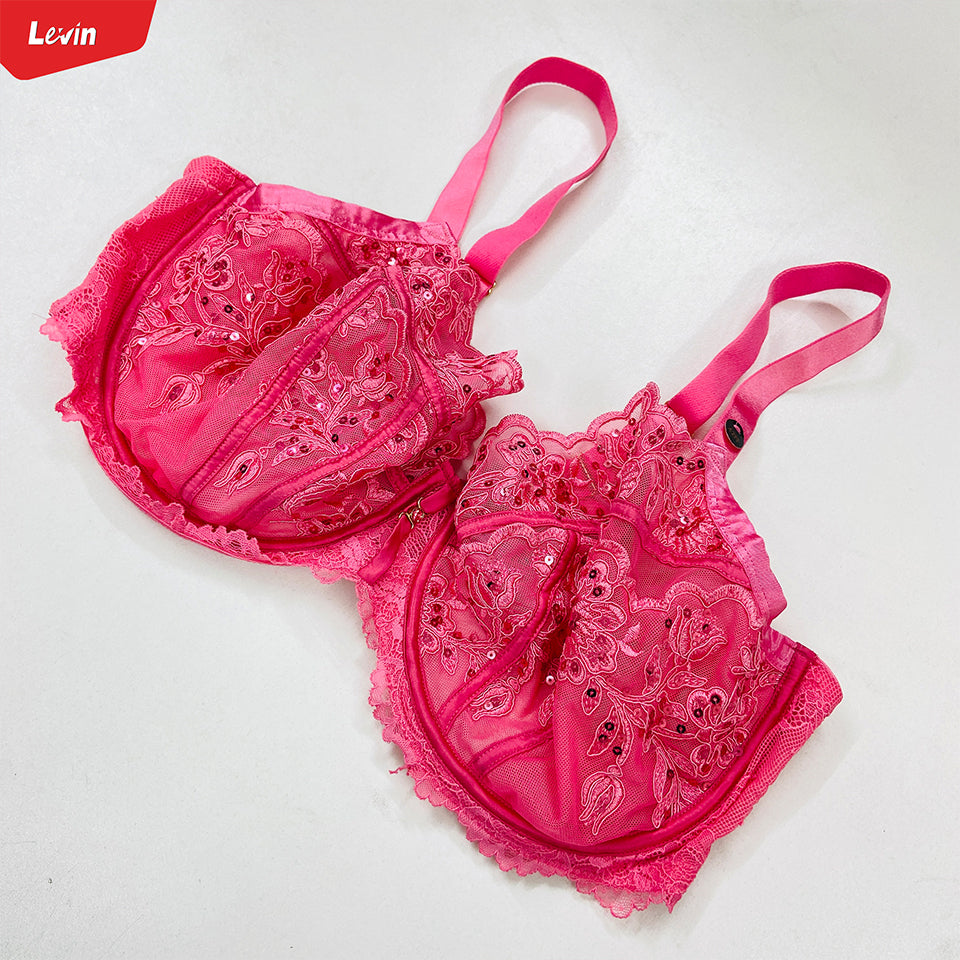 Women's  Non Padded Lace Balcony Bra